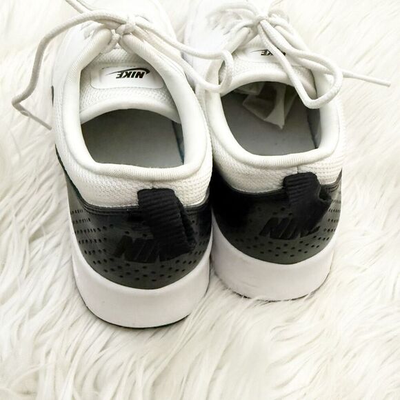 NIKE | Air Max Thea Black Leather Sneakers Tennis Athletic Shoes | Size 11 - Picture 5 of 8